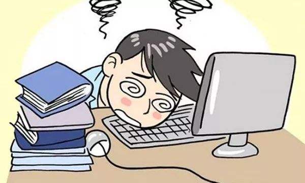 长时间工作导致视疲劳